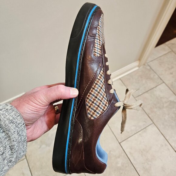 Rockport Men's Leather/Tweed Casual Shoes, Brown, Sz 13 - Picture 12 of 16